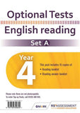 Optional Tests Set A Reading Year 4 Pupil Pack