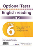 Optional Tests Set A Reading Year 6 Pupil Pack