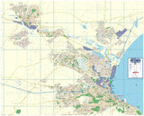 Port Elizabeth Large Wall Map