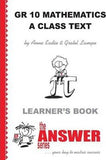 THE ANSWER SERIES MATHEMATICS: A CLASS TEXT - GRADE 10