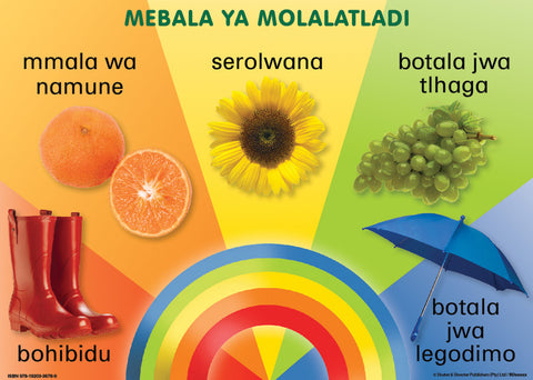 CHART: JUNIOR SETSWANA RAINBOW COLOURS A2