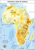 CHART: PHYSICAL MAP OF AFRICA A1