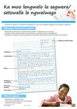 CHART: HOW TO WRITE A PERSONAL LETTER (SEPEDI) A2 (FLAT)