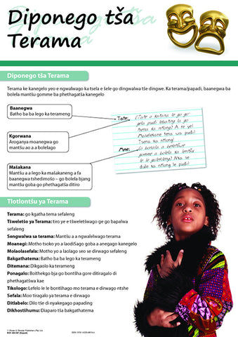 CHART: FEATURES OF A DRAMA (SEPEDI) A2 (FLAT)