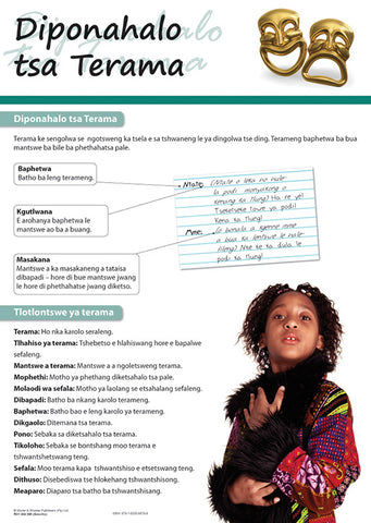 CHART: FEATURES OF A DRAMA (SESOTHO) A2