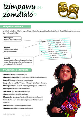 CHART: FEATURES OF A DRAMA (ZULU) A2 (FLAT)