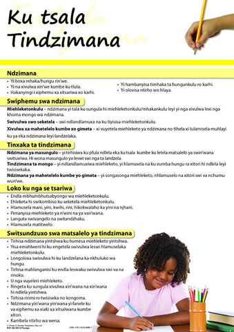 CHART: WRITING PARAGRAPHS (XITSONGA) A2 (FLAT)