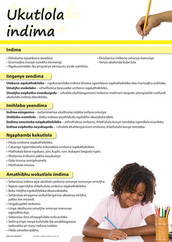 CHART: WRITING PARAGRAPHS (NDEBELE) A2