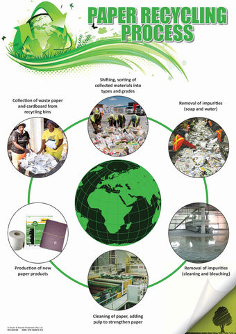 CHART: PAPER RECYCLING PROCESS A2 (FLAT)