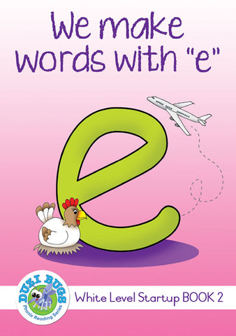 DUZI BUGS: WHITE START UP LEVEL WE MAKE WORDS 'E'