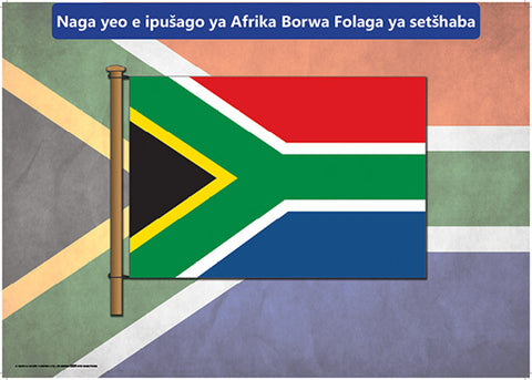 CHART: REPUBLIC OF SA NATIONAL FLAG SEPEDI A2