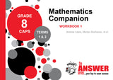 Grade 8 Maths Companion Workbook 1 Terms 1 & 2 - Elex Academic Bookstore