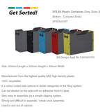 SPECIALISED FILING SYSTEMS Plastic Containers