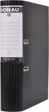 DONAU A4 LEVER ARCH FILE 75mm PP ROUND BACK BLACK