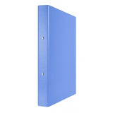 DONAU A4 2R 25mm RING BINDER PP ROUND BACK BLACK (Each)