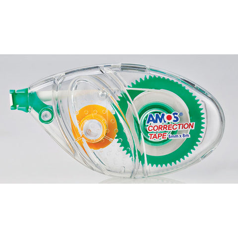 AMOS CORRECTION TAPE CARDED 5mm X 8m - CTB8B1