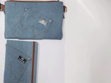 CTP A5 Denim Zip Bag