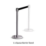 Parrot Retractable Chrome Queue Barrier