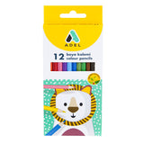 TREFOIL  COLOURING PENCILS HALVES 12'S