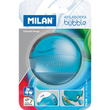 MILAN SHARPENER  + CAPSULE CONTAINER + ERASER BLISTER PINK *