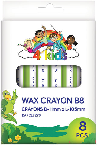 4KIDS WAX CRAYON 11mm dia  B8