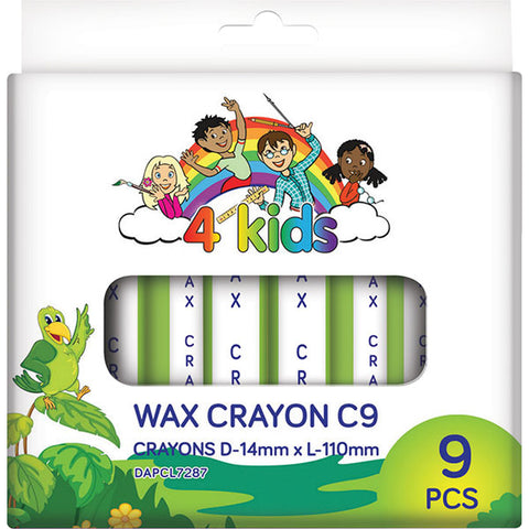 4KIDS WAX CRAYON 14mm dia C9