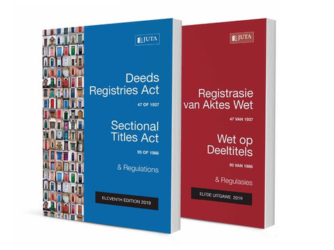 Deeds Registries Act 47 of 1937; Sectional Titles Act 95 of 1986 & Regulations / Registrasie van Aktes Wet 47 van 1937; Wet op Deeltitles 95 van 1986 & Regulasies 12e (2020)