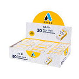 ADEL PRIME ERASER WHITE LAYERED PVC FREE WRAPPED 30'S