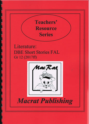 Short Stories Gr12 DBE FAL 2017f