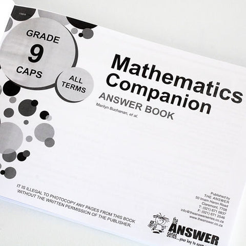 The Answer Series Gr 9 Maths Companion WorkBooks 1 & 2 + AB (Set)