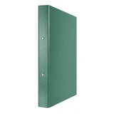 DONAU A4 2R 25mm RING BINDER PP ROUND BACK BLACK (Each)