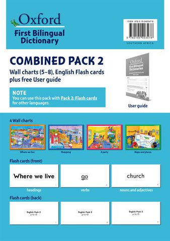 Oxford First Bilingual Dictionary pack 2 poster/cards  OUP Southern Africa
