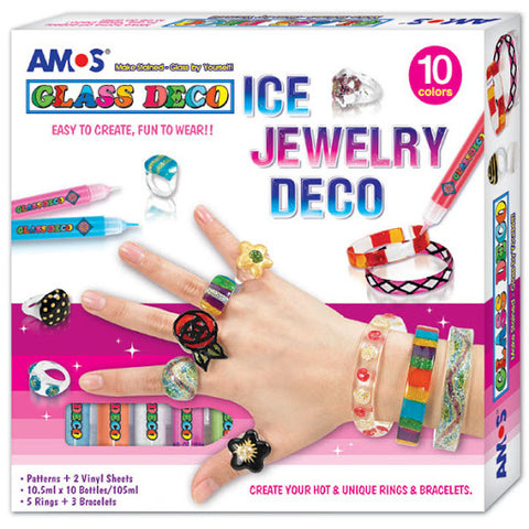 AMOS GLASS DECO ICE JEWELRY KIT - GD10P10IJ