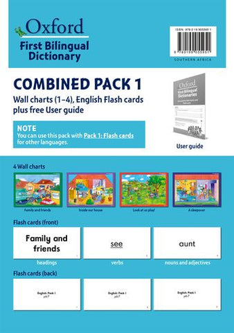 Oxford First Bilingual Dictionary pack 1 poster/cards