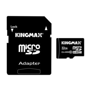 Kingmax Class 10 MicroSD card and adapter