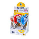 ADEL OFFICE SCISSORS MEDIUM DISPLAY 12'S