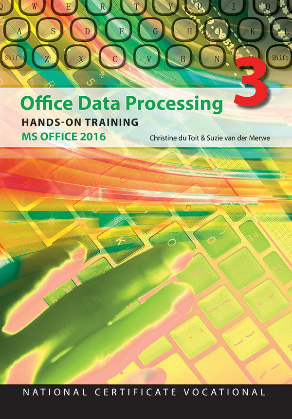 NCV3 Office Data Processing Office 2016 – Elex Academic Bookstore