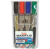 PENTEL Permanent Markers NLF60 Maxiflo Pump-It