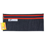 4KIDS SCHOOL PENCIL BAG DENIM 33cm BLUE