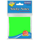 DONAU STICKY NOTES PAD 75 X 75 YELLOW 100 SHEETS