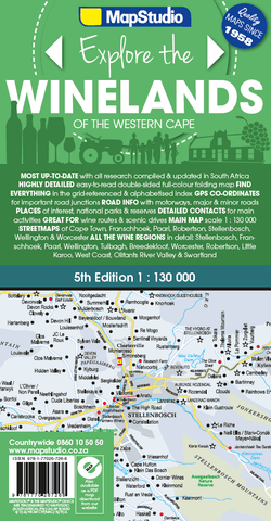 Winelands of the Western Cape Road Map