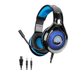 HP DHE-8010 Multimedia/Gaming Headset w Microphone AUX LED