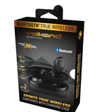 VolkanoX Resonance S Series True Wireless Earphones + Charging Case - Bk