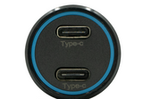 Volkano Cruise Duo series Car Charger with Dual Type C