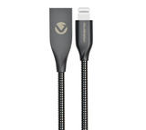 Volkano Iron Series Round Metallic Spring MFI Lightning Cable