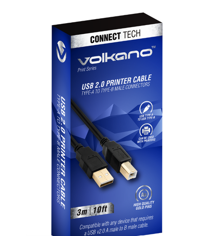 Volkano Print series USB printer cable 3 m