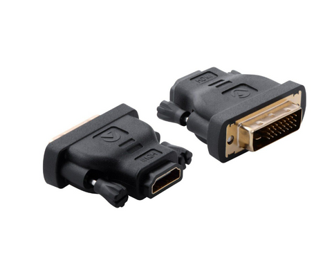Volkano Image series DVI-D plug to HDMI socket, gold, 24+1