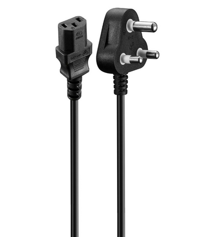 Volkano Presto series Power Cable 3 pin IEC to Type-M 1.8m 10A