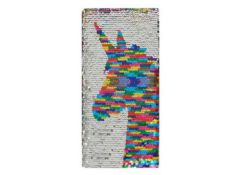Quest Sequin Notebook Unicorn
