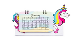 Quest Unicorn Calendar Multi